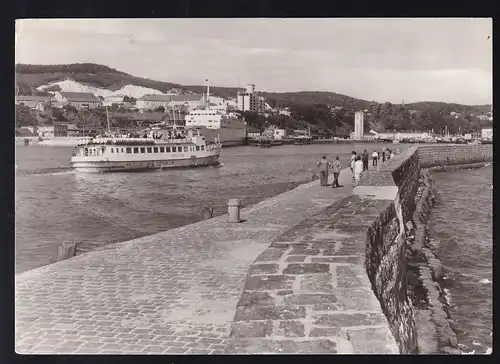 MS "Seebad Zingst" im Hafen von Sassmitz