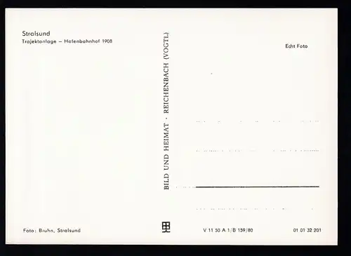 Stralsund Trajektanlagen-Hafenbahnhof 1908, Repro