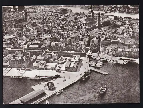 Stralsund Luftaufnahme 1932, Repro
