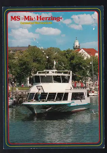 OSt. Neuburg 07.06.02 + Cachet Schiff "Min Herzing" auf CAK (MS Min Herzing)