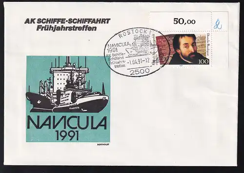 ROSTOCK 1 2500 NAVIGULA 1994 AK SCHIFFE-SCHIFFAHRT Frühjahrs-treffen 1.04.91 