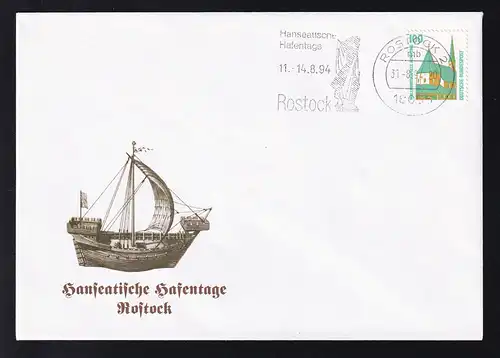ROSTOCK 2 18055 mb 31.8.94 Hanseatische Hafentage Rostock 11.-14.8.94 