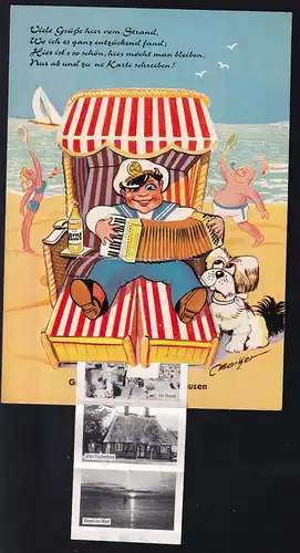 Gruß aus Ostseebad Kellenhusen, mit Leporello (10 Bilder)