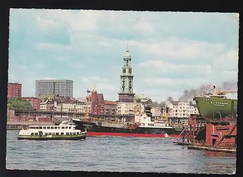 MS "Aktona" im Hamburger Hafen