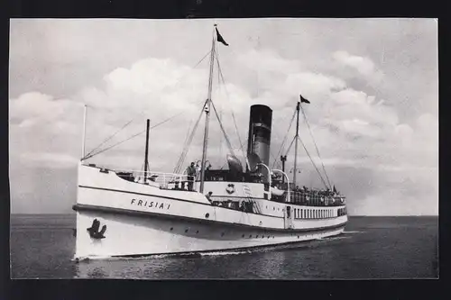 Foto-Karte Dampfer "FRISIA I"