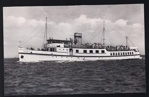 Foto-Karte Dampfer "Frisia X"
