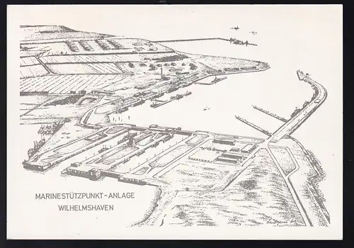 Marinestützpunktkommando Wilhelmshaven Tag der Offenen Tür 1970 Sonderpostkarte 