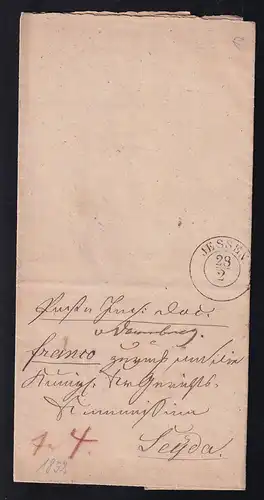 1852 K2 JESSEN 28.2. auf Post-Insinuations-Dokument nach Seyda