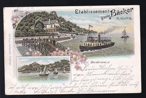 Blankenese Etablissement zum Bäcker