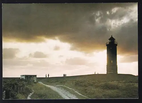 Nordseeheil- und Scgwefelbad St. Peter-Ording Abend am Böhler Leuchtturm