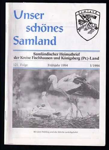 "Unser schönes Samland" Samländischer Heimatbrief der Kreise Fischhausen und 