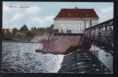 Bremen Weser-Wehr, Marke abgerissen