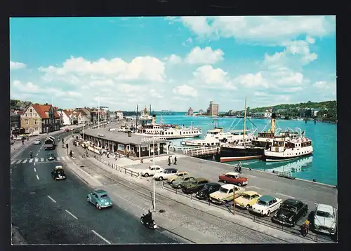 Flensburg Hafen mit Fördebrücke