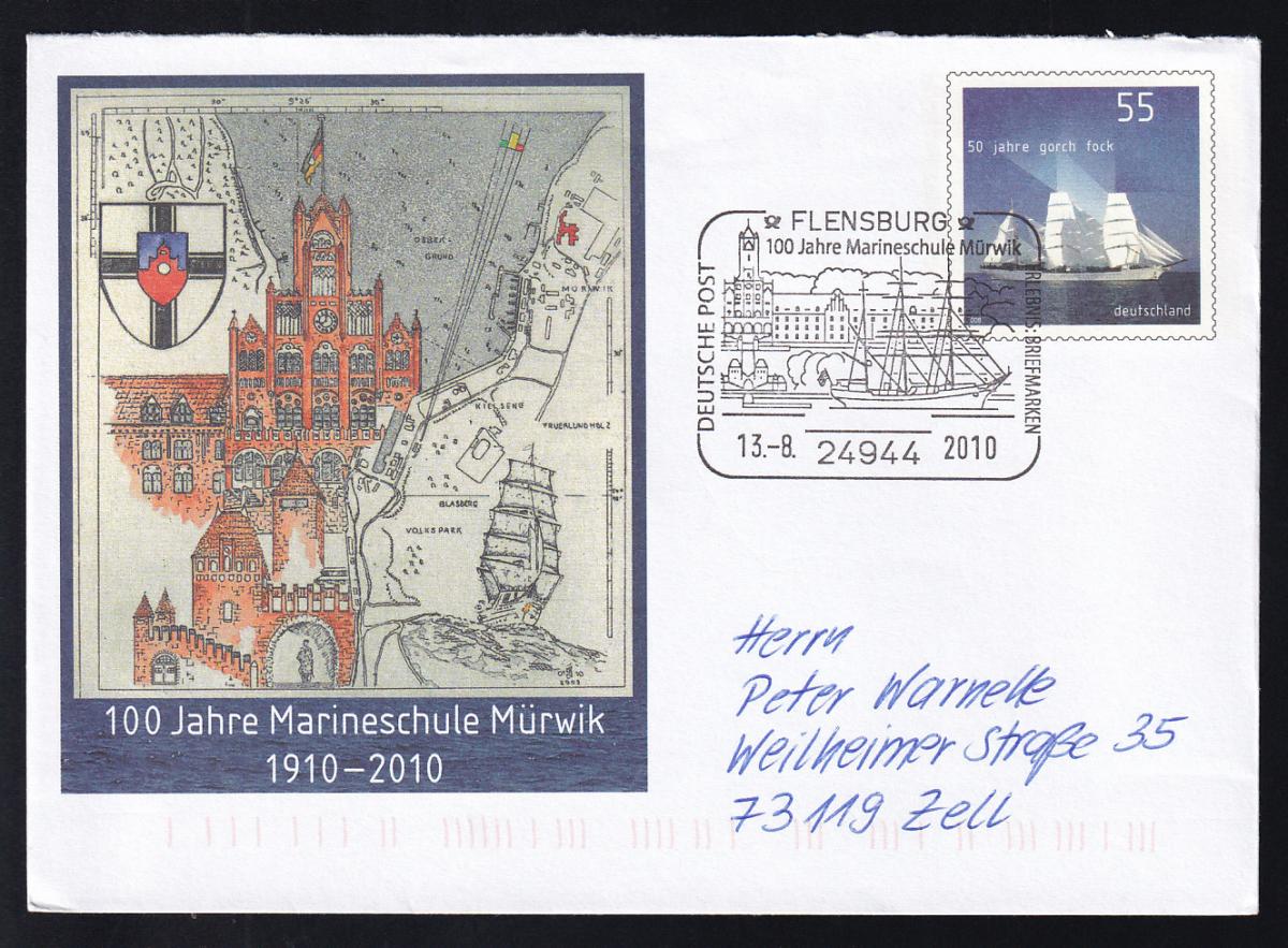 FLENSBURG 24944 DEUTSCHE POST ERLEBNIS BRIEFMARKEN 100 Jahre