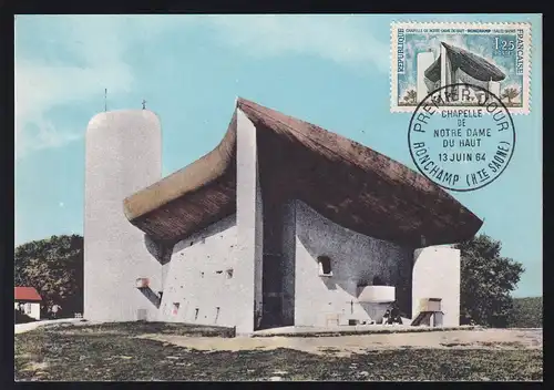 Kirche von Ronchamp auf Maximum-karte