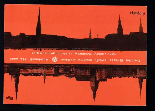 Lettische Kulturtage in Hamburg August 1964