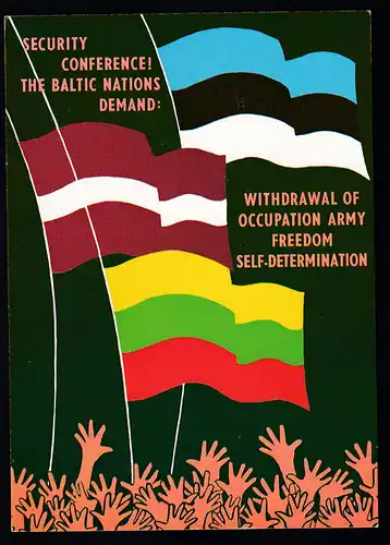 Security Conference" The Baltic Nations demand: Withraval Occupation Army