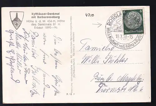 Kyffkäuser-Denkmal mit Barbarossaburg