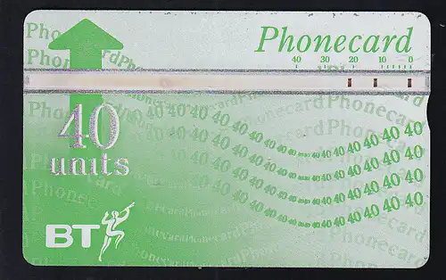 British Telekom Phonecard 40 Units