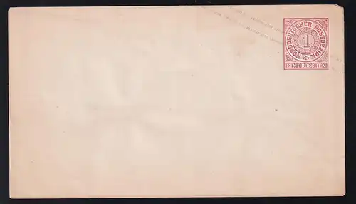 Ziffer 1 Gr., zugeklebt