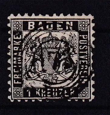 Ziffer 3 Kr. mit Nummernstempel 173 (= Steinbach