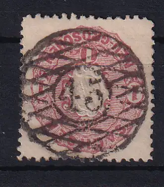 Wappen 1 Ngr. mit Nummernstempel 45 (= Löbau)