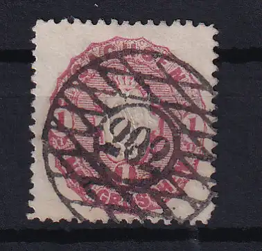 Wappen 1 Ngr. mit Nummernstempel 202 (= Krögis)