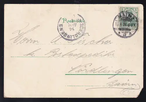 Gruss vom Rhein 3 Bilder, 1 Ecke min. fehlend