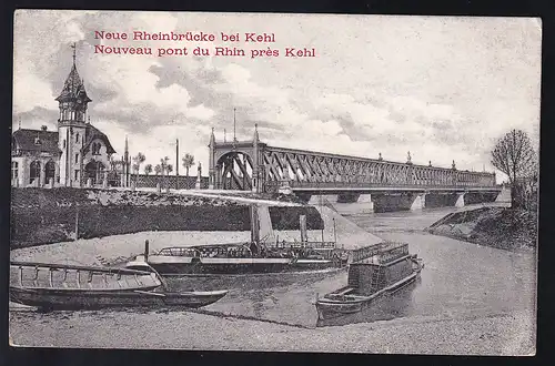 Neue Rheinbrücke bei Kehl