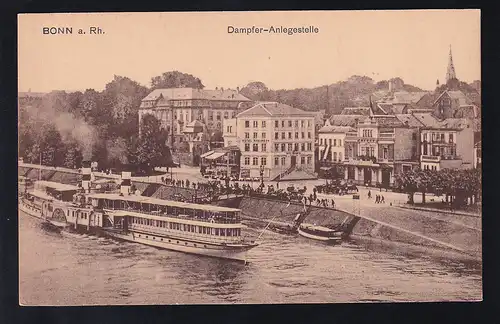 Bonn a.Rh. Dampfer-Anlegestelle