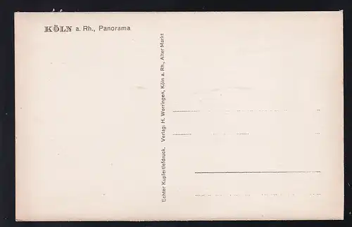 Köln a, Rh. Panorama
