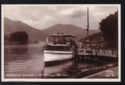 Schiffstation Seboden a. Millstättersee Kärnten