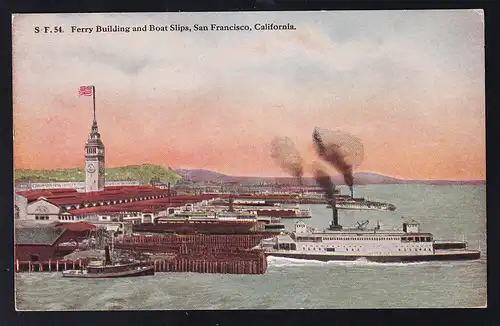 San Francisco Ferry Building and Boat Slips