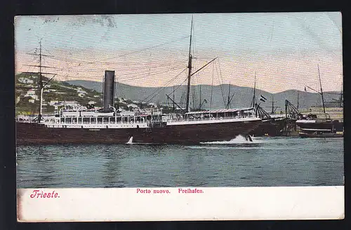 Trieste Porto nuovo Freihafen