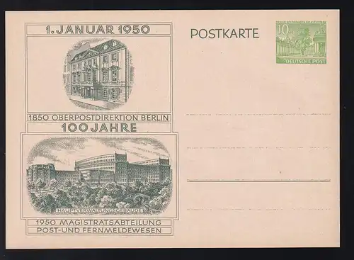 100 Jahre Oberpostdirektion Berlin 10 Pfg
