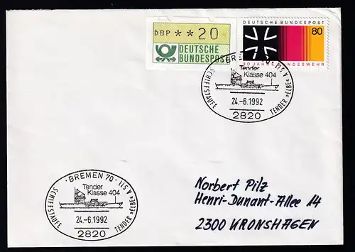 BREMEN 70 2820 SCHIFFSTAUFE TENDER >>ELBE