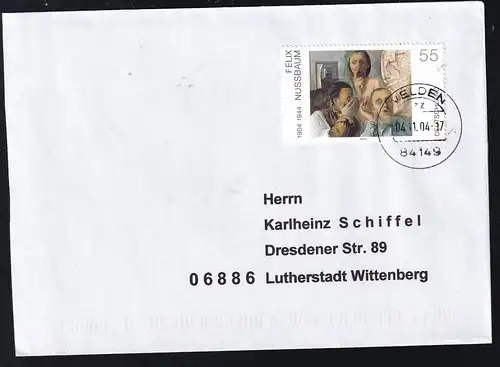 Deutsche Maler des 20. Jahrhunderts (IX)auf Brief