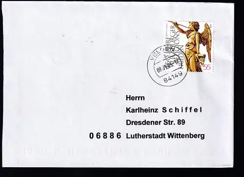 450 Jahre Augsburger Religionsfrieden auf Brief