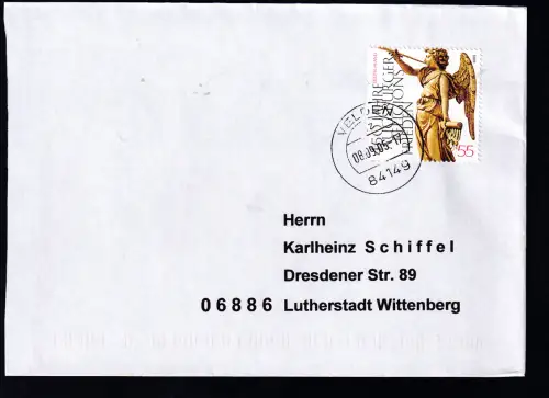 450 Jahre Augsburger Religionsfrieden auf Brief