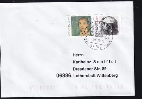 Europa 1996-Berühmte Frauen auf Brief