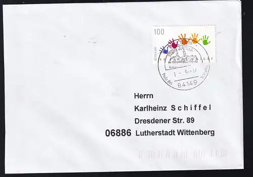 50 Jahre Kibderhilfswerk der Vereinten Nationen (UNICEH) auf Brief