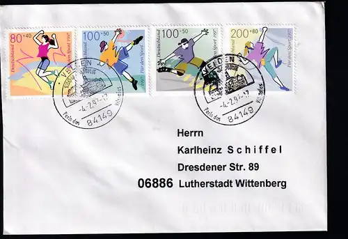 Sporthilfe 1997 auf Brief