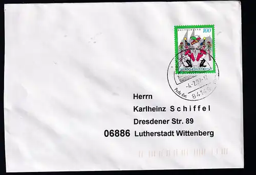 175 Jahre Kölner Karneval auf Brief