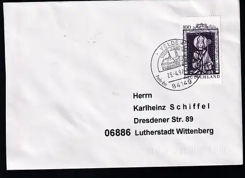 1000. Todestag des hl. Adalbert auf Brief