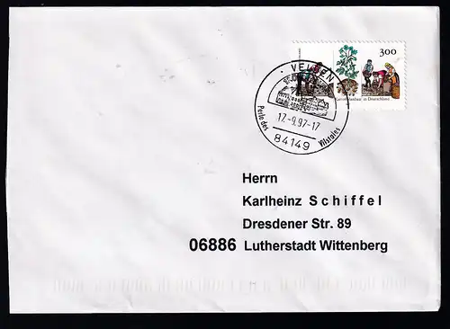 350 Jahre Kartoffelanbau in Deutschland auf Brief