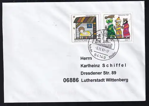 Weihnaxchren 1997 auf Brief