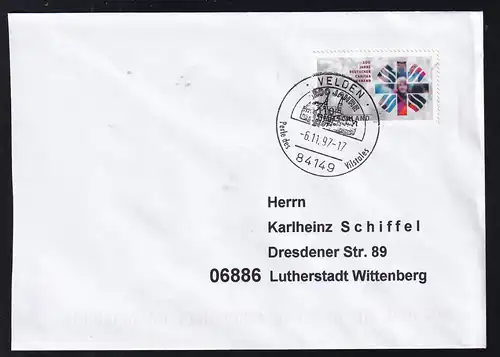 100 Jahre Deutscher Caritasverband auf Brief