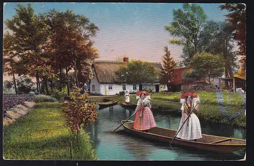 BERLIN-GÖRLITZ BAHNPOST Zug 770 5.7.14 auf CAK (Spreewald Lübbenauer Kaupen)