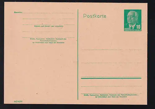 Wilhem Pieck 10 Pfg.