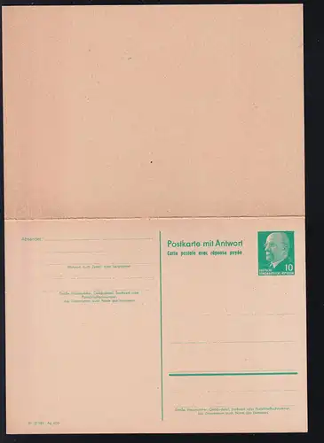 Walter Ulbricht 10 Pfg./10 Pfg.